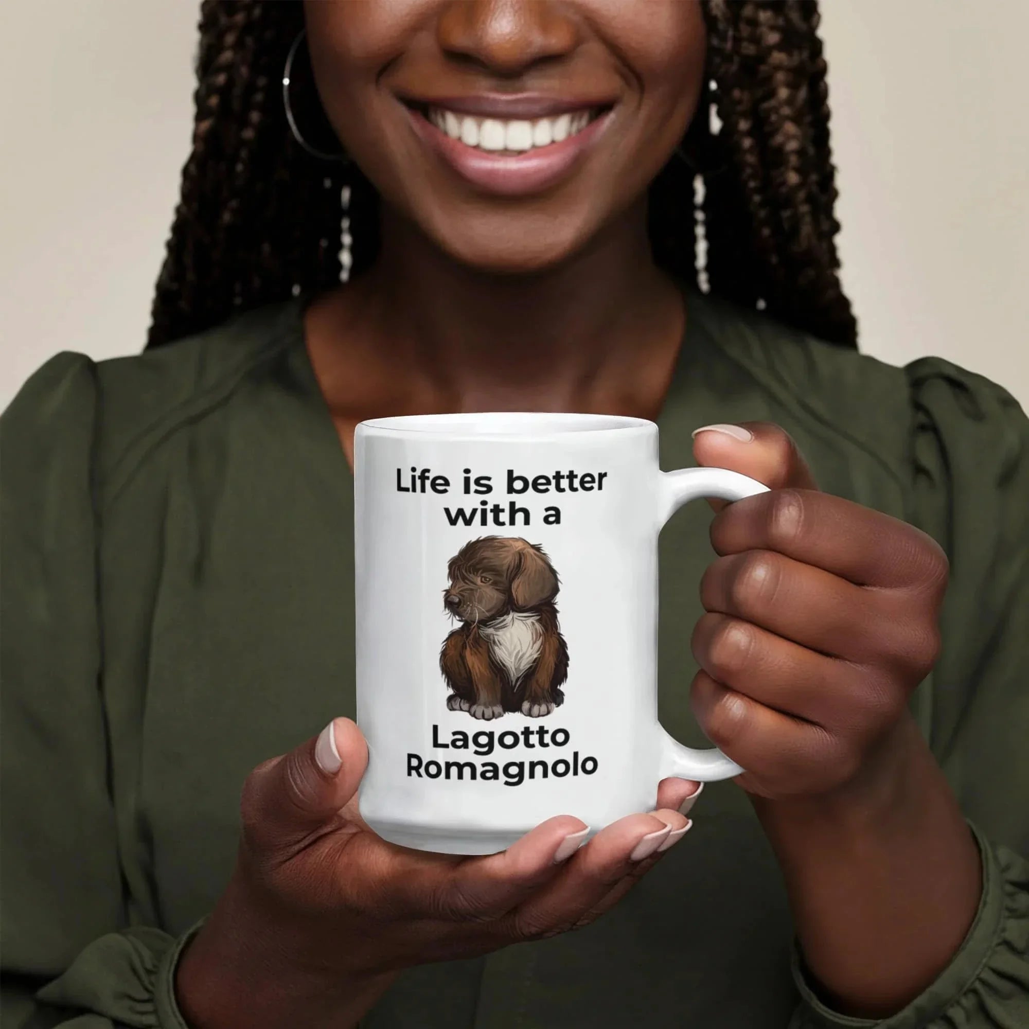 Life Is Better with a Lagotto Romagnolo Coffee Mug – Cute Dog Lover Gift for Lagotto Romagnolo Owners, Breeders & Pet Parents