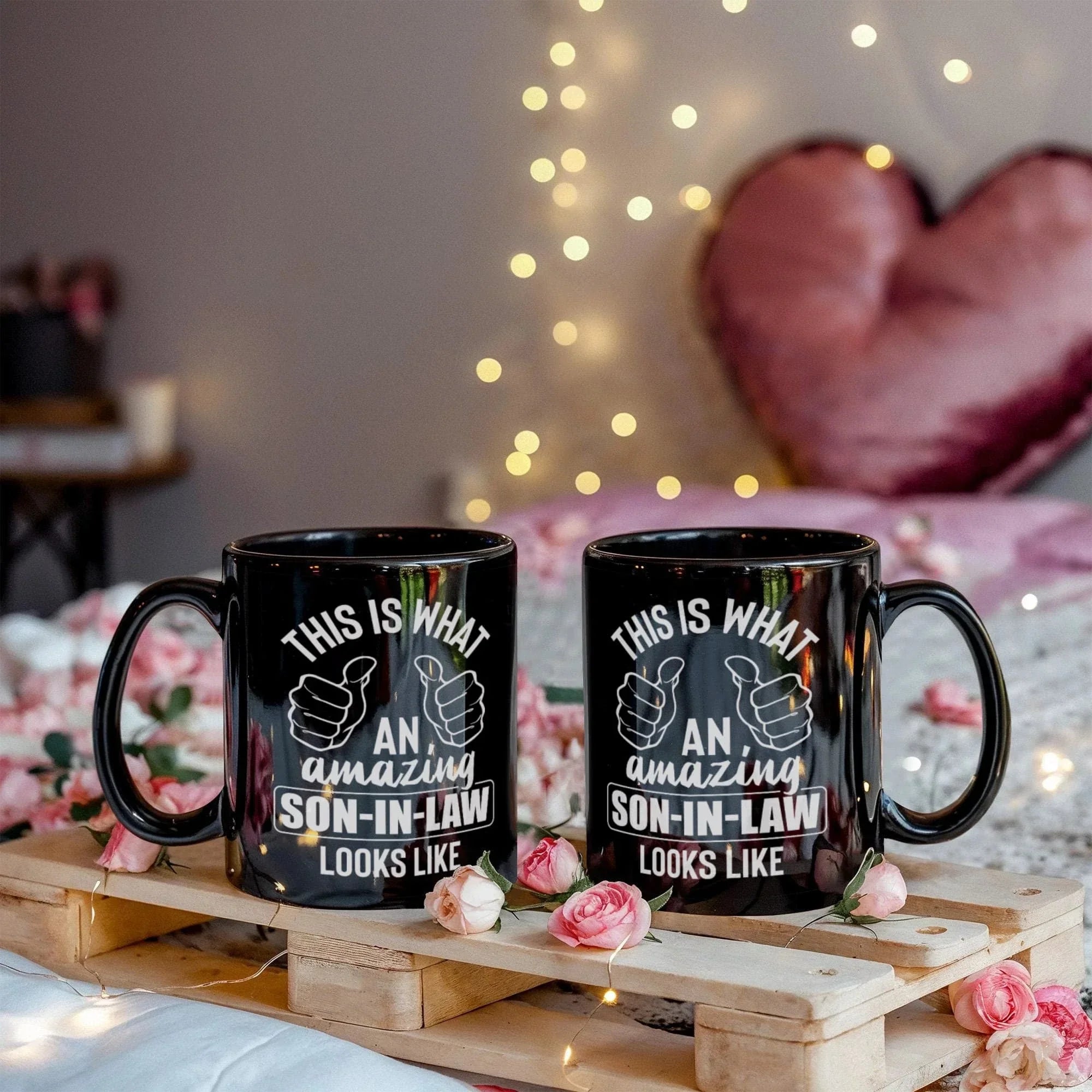 This Is What an Amazing Son-In-Law Looks Like – Black Ceramic Coffee Mug