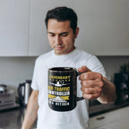 Legendary Air Traffic Controller Has Retired Black Ceramic Coffee Mug