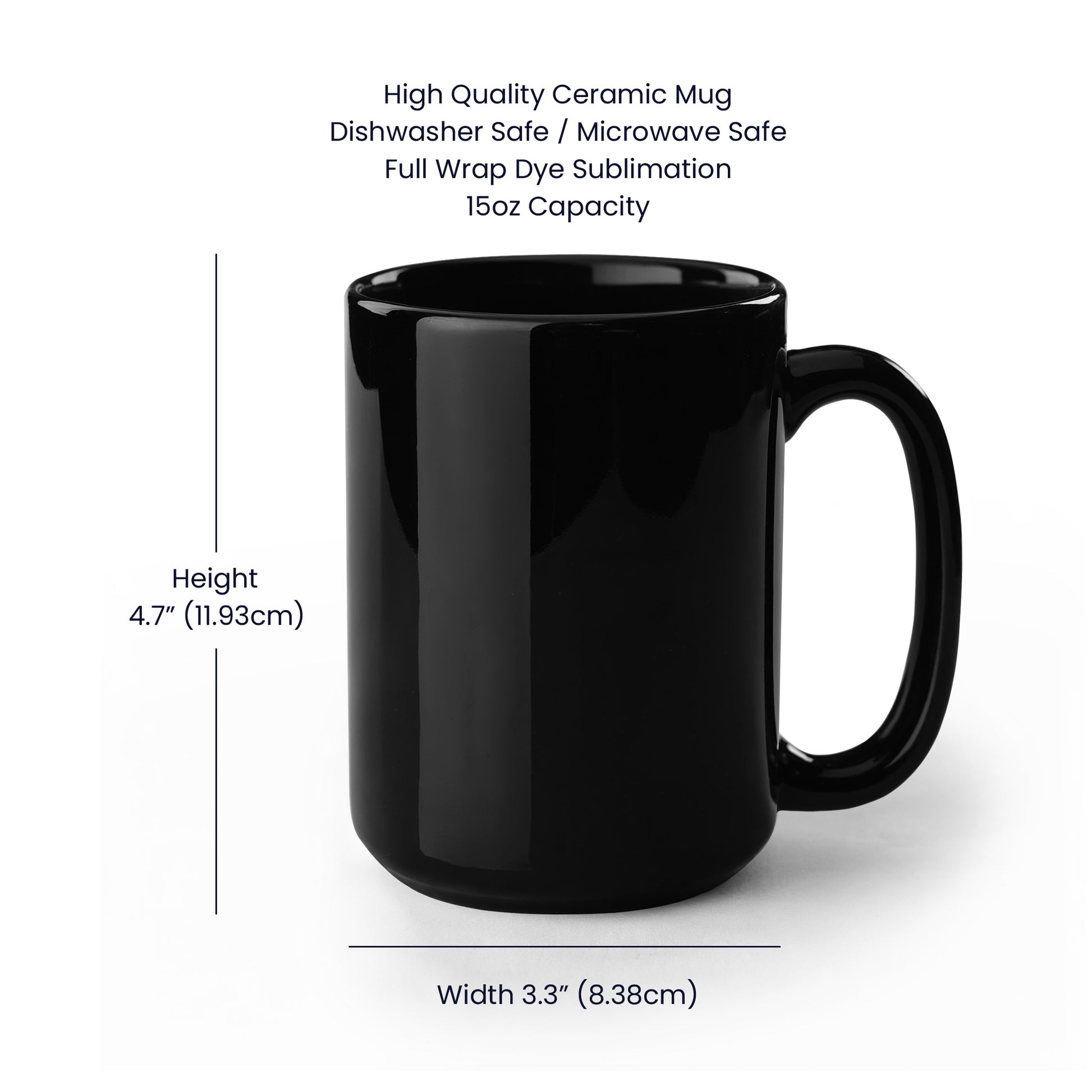 D.O.G.E. Coffee Mug – Funny Conservative Political Gift – Fighting Fraud, Cutting Waste, Saving Billions – 11oz & 15oz Black Ceramic Cup - Mallard Moon Gift Shop