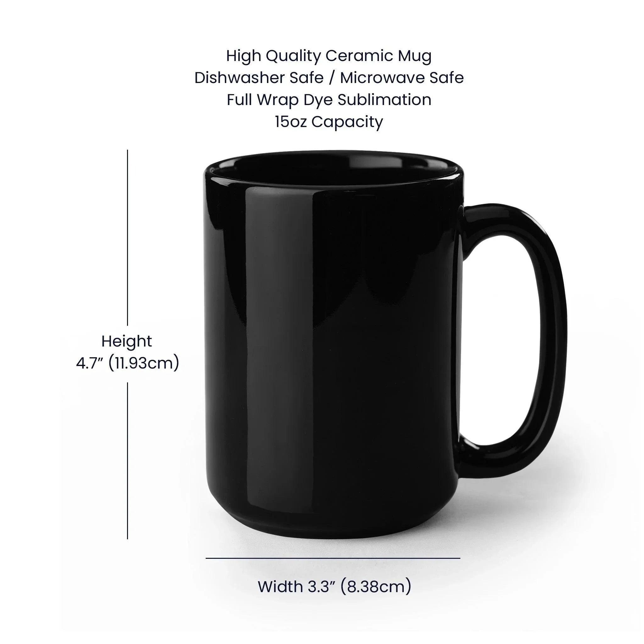 D.O.G.E. Coffee Mug – Funny Conservative Political Gift – Fighting Fraud, Cutting Waste, Saving Billions – 11oz & 15oz Black Ceramic Cup