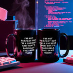 Feel Like a Pro with This Funny Chemist Black Coffee Mug for Graduation, Gifts from Friends to Chemistry Lovers for Unique and Personalized Present