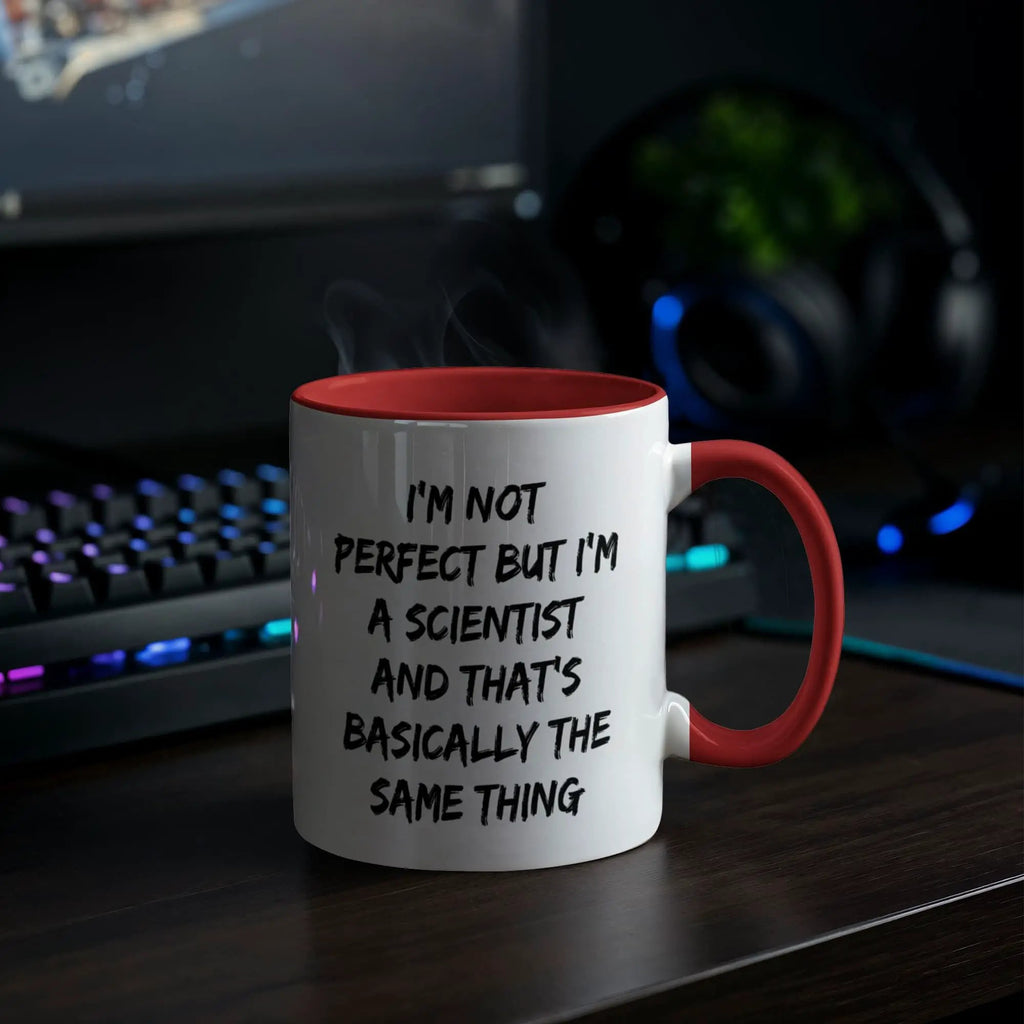 Scientist Coffee Mug Not Perfect But I'm A Scientist Ideal Gift For Scientists