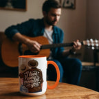 I Love Every Moment With You Mug – Romantic Couple Two-tone Color Accent Coffee Cup, Valentine's Day Gift for Husband, Wife, Boyfriend, Girlfriend & Anniversary