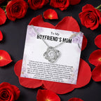 A Gift for your Boyfriend's Mother- Love to Share - Love Knot Necklace with Rose Gift Box