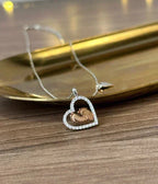 Pregnancy Mom-to-be Baby Feet Charm Necklace Gift from Husband