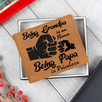 Being Grandpa is an Honor Leather Wallet