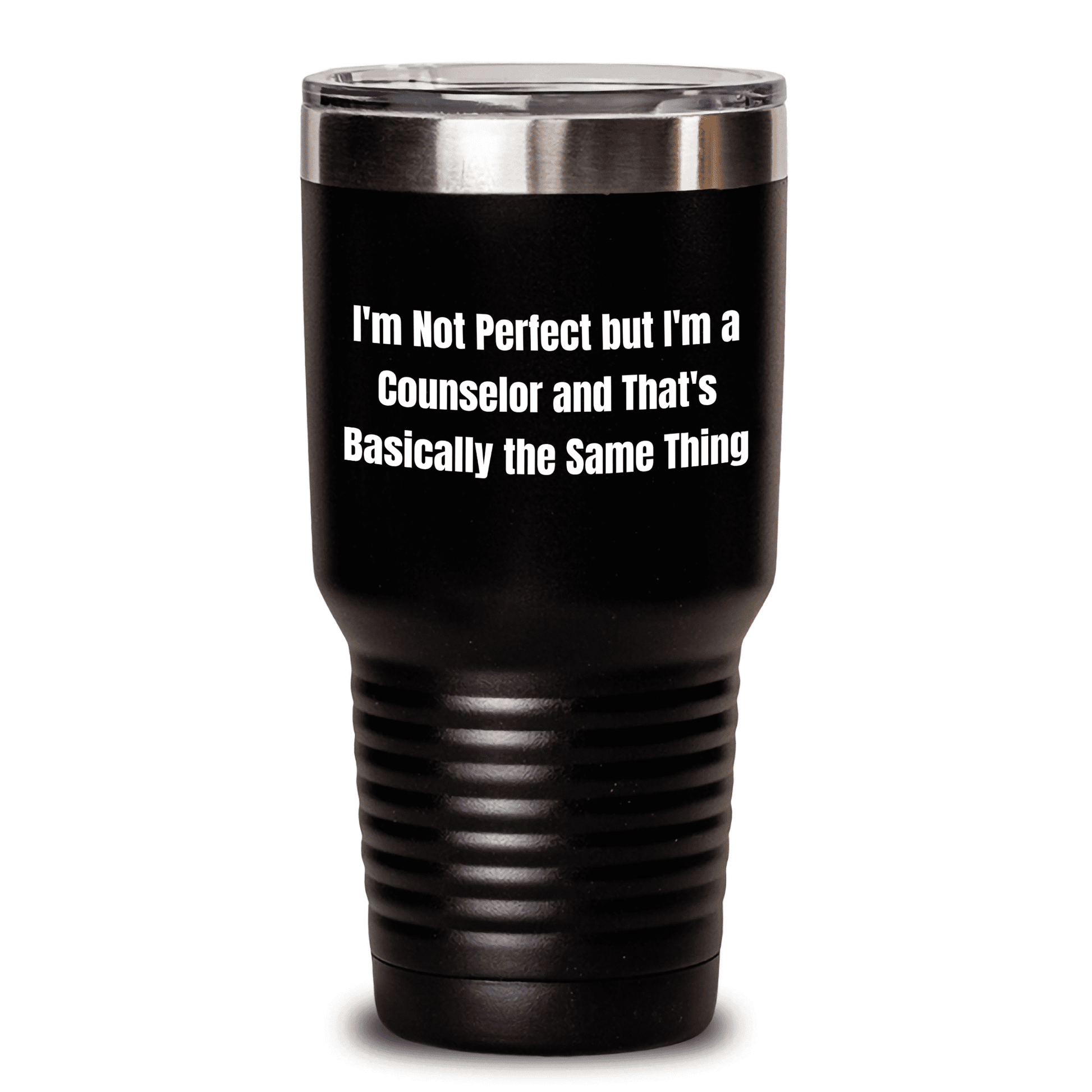 Funny Counselor Gift for Mother's Day, I'm Not Perfect But I'm A Counselor And That's Basically The Same Thing Tumbler Gifts from Women to Counselor, Unique Counselor Mug - Mallard Moon Gift Shop