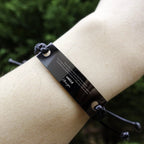 Black Rope Bracelet for Uncle Present, Uncle Always follow your dreams, never forget how amazing you are, Uncle Birthday Christmas Gifts Jewelry for Girls Boys Teen Men Women