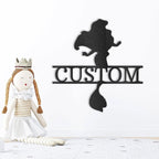 Princess Ariel Custom Name Metal Art Wall Sign