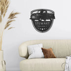 Classic Pickup Truck Personalized Steel Wall Sign