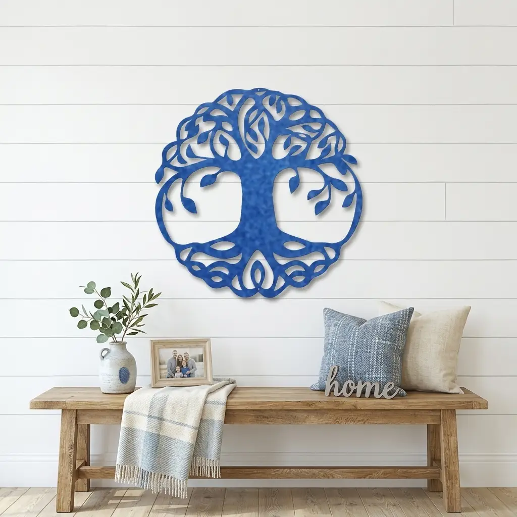 Tree of Life Metal Wall Art | Family Tree Wall Decor | Nature Inspired Home Sign | Housewarming & Family Gift | Made in USA