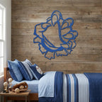 Baseball Monster Claw Metal Art Wall Sign