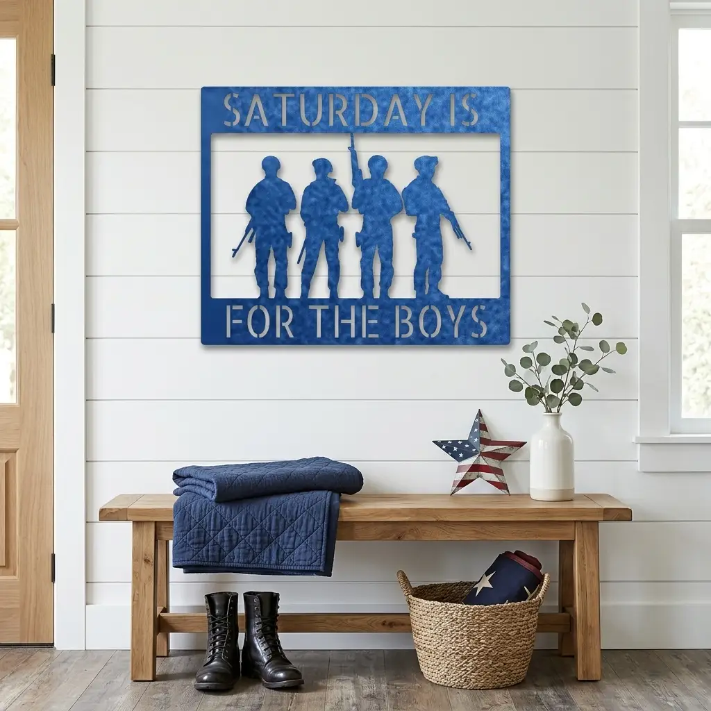 Soldier Custom Name Metal Sign Wall Art