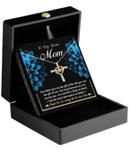 Bonus Mom Cross Pendant Necklace Thank You For Loving Me As Your Own
