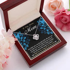 Bonus Mom Love Knot Pendant Necklace Thank You for Loving Me as Your Own