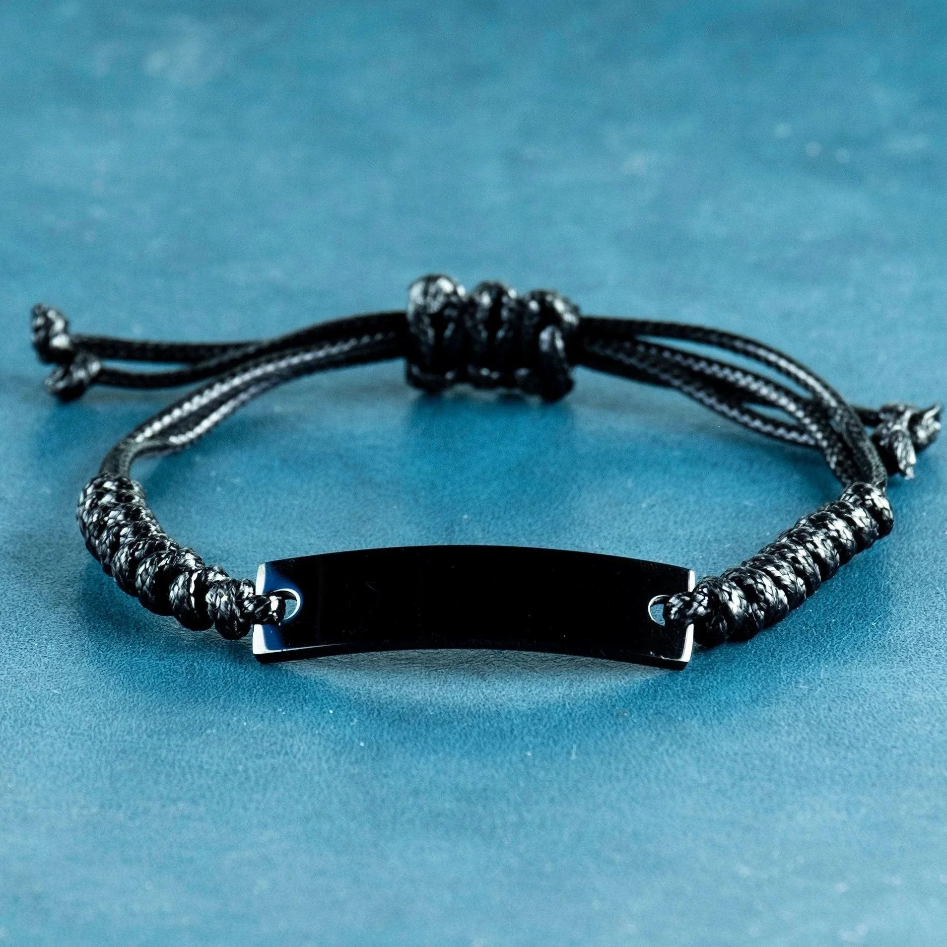 Bonus Son Handmade Engraved Braided Rope Bracelet - Always Follow your Dreams - Birthday, Christmas Holiday Jewelry Gift