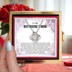 A Gift for your Boyfriend's Mother- Love to Share - Love Knot Necklace with Rose Gift Box