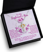 Boyfriend Mother Gift Thank You for Raising a Wonderful Man Cross Pendant Necklace