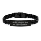 Havanese Dog Lover Funny Interlaced Leather Bracelet Gifts from Mom for Havanese Dog Christmas Unique Gifts