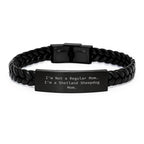 Funny Shetland Sheepdog Mom Gifts - Shetland Sheepdog Mom Interlaced Leather Bracelet Graduation Unique Ideas for Shetland Sheepdog Lovers - Image 1