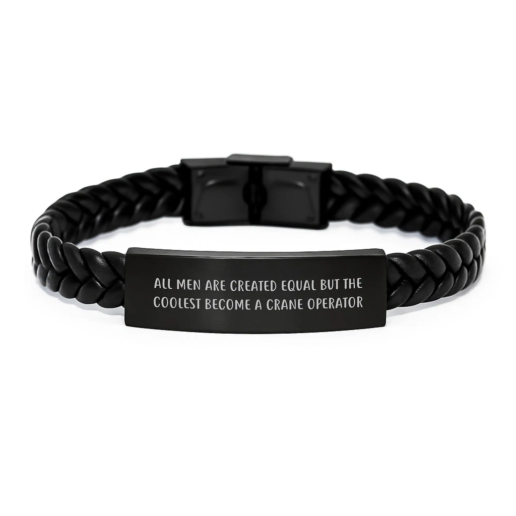 Crane Operator Gift for Him - A Thoughtful Keepsake Bracelet - Image 1