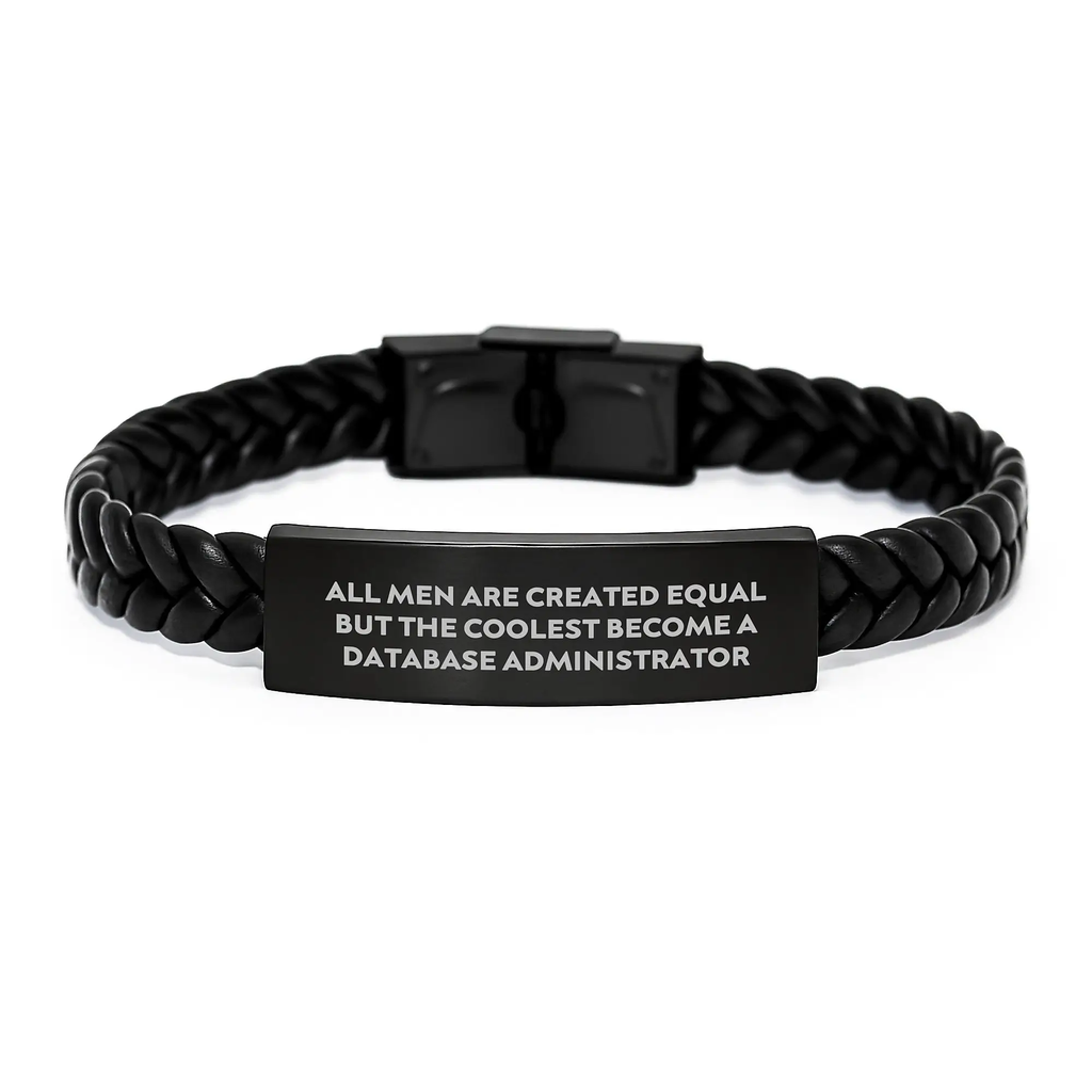 Cool Database Administrator Novelty Bracelet for Friends Birthday Gift - Image 1