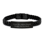 Afghan Hound Dog Lover Gifts from Men, Funny 'I Love My Afghan Hound. People, Not So Much.' Valentine's Unique Gifts for Women