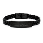 Unique Afghan Hound Dog Lover Gifts from Friends for Family Members - Funny Engraved Interlaced Leather Bracelet for Men Women