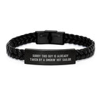 Funny Sailor Gift Interlaced Leather Bracelet - Gifts from Men to Women, Sailor Themed Christmas Unique Gifts