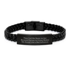 Funny Sister-in-law Interlaced Leather Bracelet Gifts from Men to Sisters-in-law, Unique Christmas Unique Gifts for Sisters-in-law