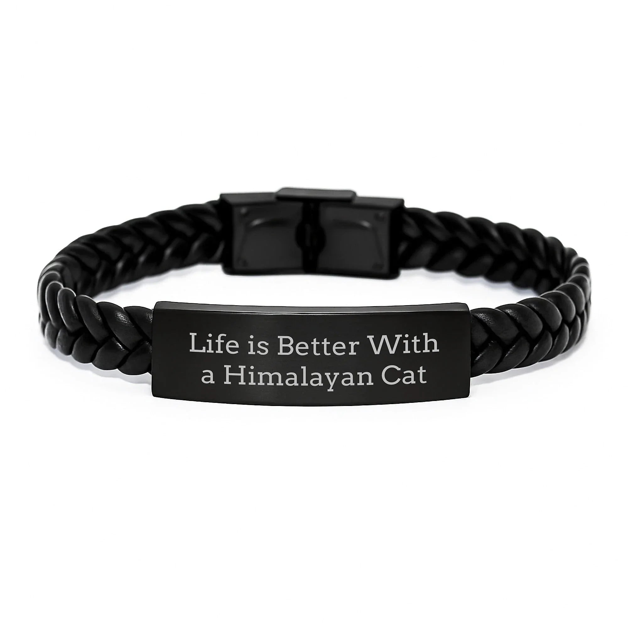 Himalayan Cat Interlaced Leather Bracelet Gifts from Men to Women, Valentine's Unique Gifts for Friends
