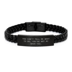 Funny Shih Tzu Dog Interlaced Leather Bracelet Gifts from Friends, Birthday Unique Gifts for Shih Tzu Dog