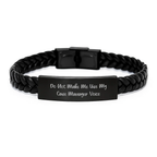 Birthday Gift Interlaced Leather Bracelet for Her Present Case Manager - Image 1