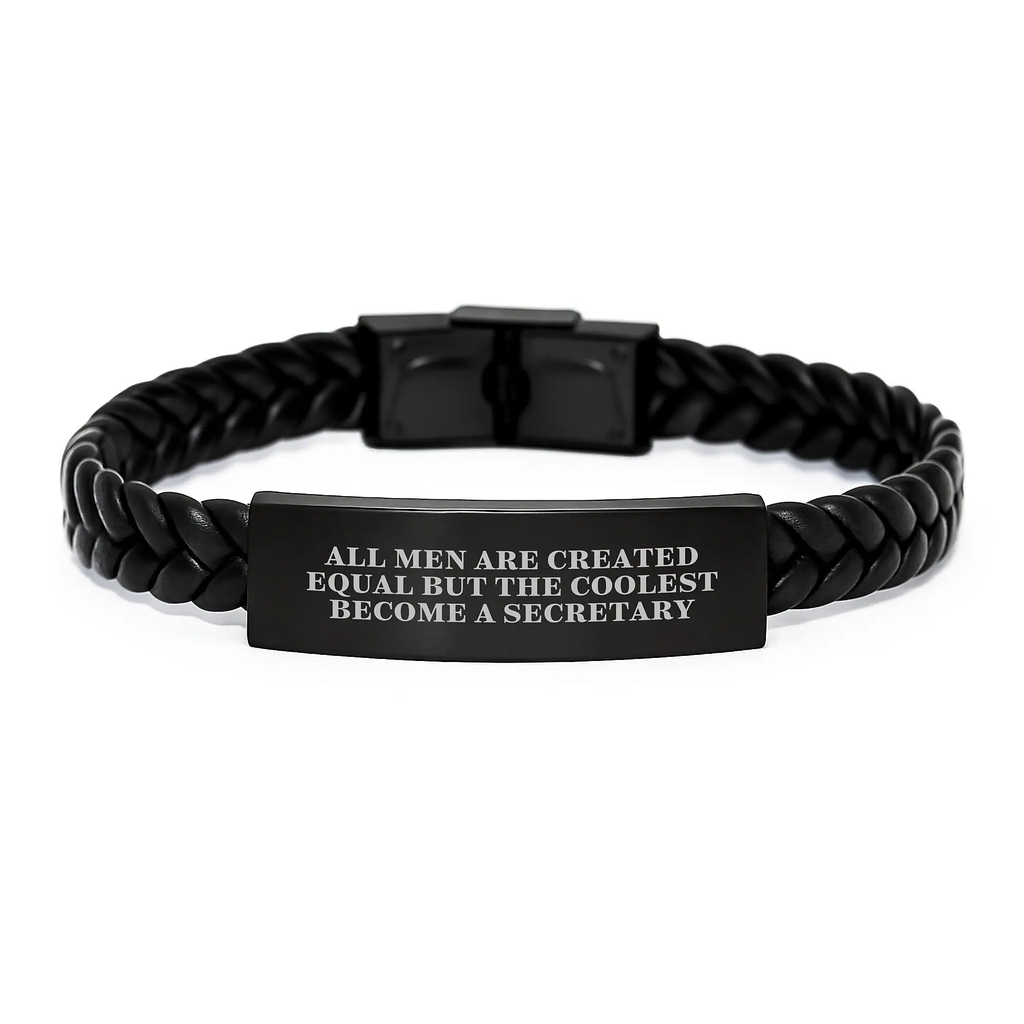 Birthday Gift Interlaced Leather Bracelet for Her – Keepsake Secretary - Image 1