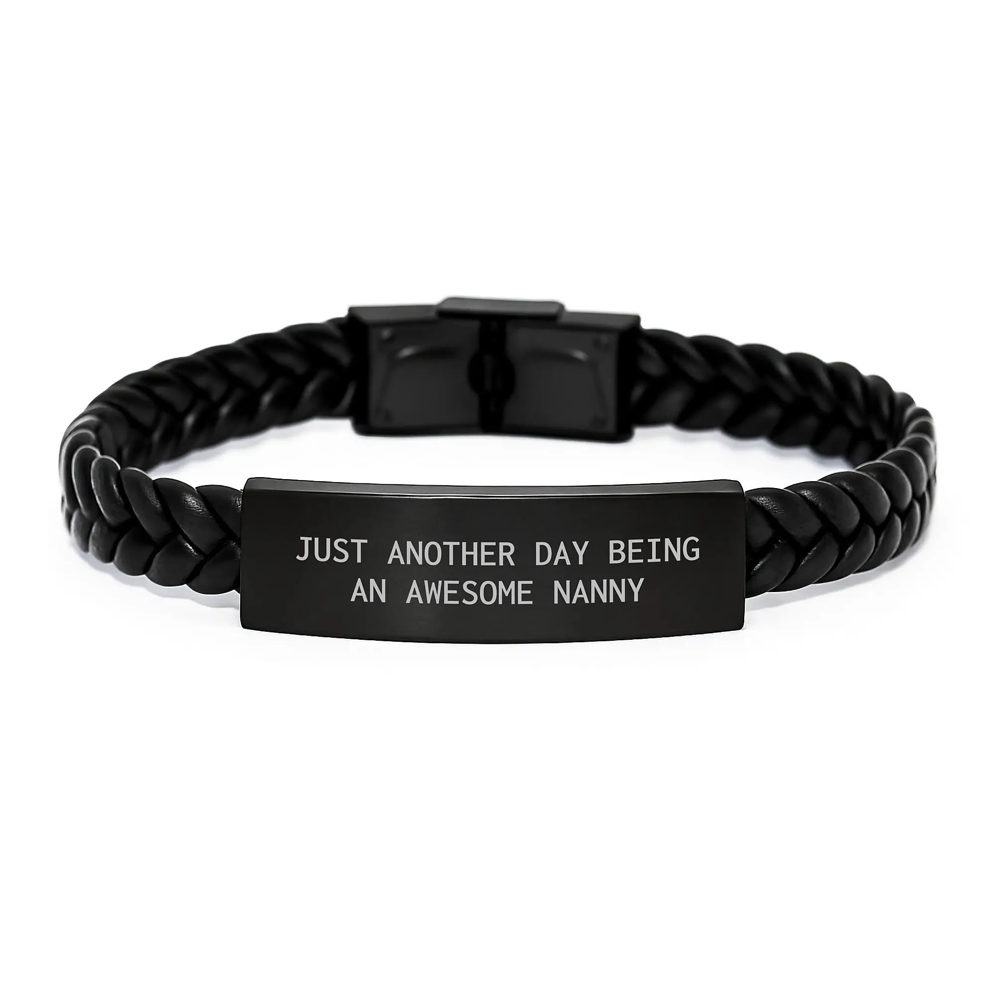 Playful Nanny Interlaced Leather Bracelet Birthday Surprise Gift Novelty - Image 1