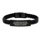 Birthday Gift Interlaced Leather Bracelet for Her Present Umpire - Image 1