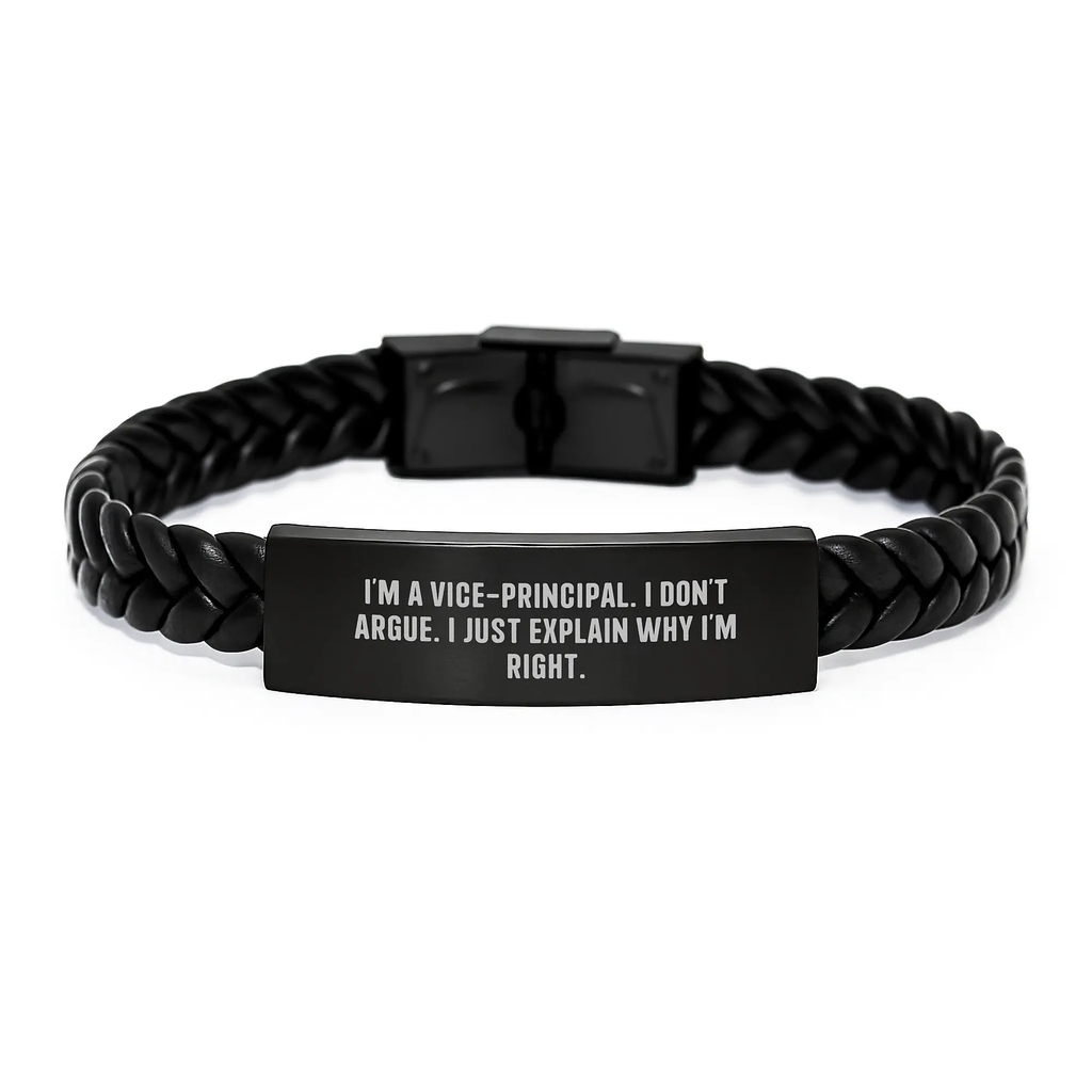 Funny Vice-principal Gifts for Men - I'm A Vice-principal, I Don't Argue, I Just Explain Why I'm Right Birthday Unique Gifts from Friends, Coworkers to Vice-principal - Image 1