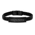 Birthday Gift for Her Tool Maker Interlaced Leather Bracelet Stylish - Image 1