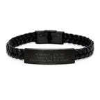 Funny Attendant Gifts, Interlaced Leather Bracelet for Attendant, Gifts from Men to Attendant on Mother's Day - Attendant Explains Why I'm Right - Image 1