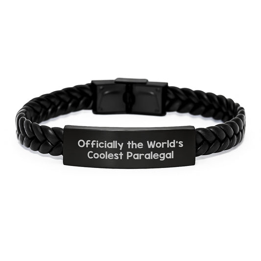 Funny Quotes for Paralegals, 'Officially The World's Coolest Paralegal' Unique Gifts for Paralegals from Friends - Image 1