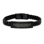 Funny Actuary Gifts, Christmas Unique Items, Interlaced Leather Bracelet for Men, Women, Actuary Friends, Coworkers, Family, Gift from Actuary Enthusiast, Actuary Inspired