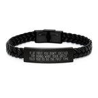Funny Artist Quotes Interlaced Leather Bracelet, Gifts from Friends, Inspirational Christmas Unique Gifts for Men