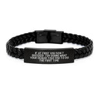 Funny Dealer Gifts for Men, Women, and Friends - Interlaced Leather Bracelet, Best Christmas Unique Gifts from Family, Coworkers, Loved Ones