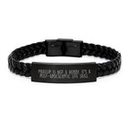 Funny Makeup Quotes Interlaced Leather Bracelets for Makeup Enthusiasts, Gifts from Friends to Friends, Unique Christmas Memorable Presents for Makeup Lovers
