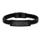 Cosplaying Christmas Unique Gifts from Friends - Funny Interlaced Leather Bracelet for Men, Women, Cosplayers - 'Cosplaying Started Out As A Harmless Hobby...'