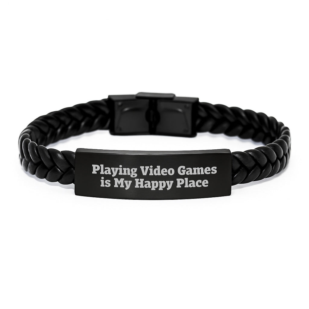 Playing Video Games Enthusiast Gift for Him - A Happy Place Keepsake - Image 1