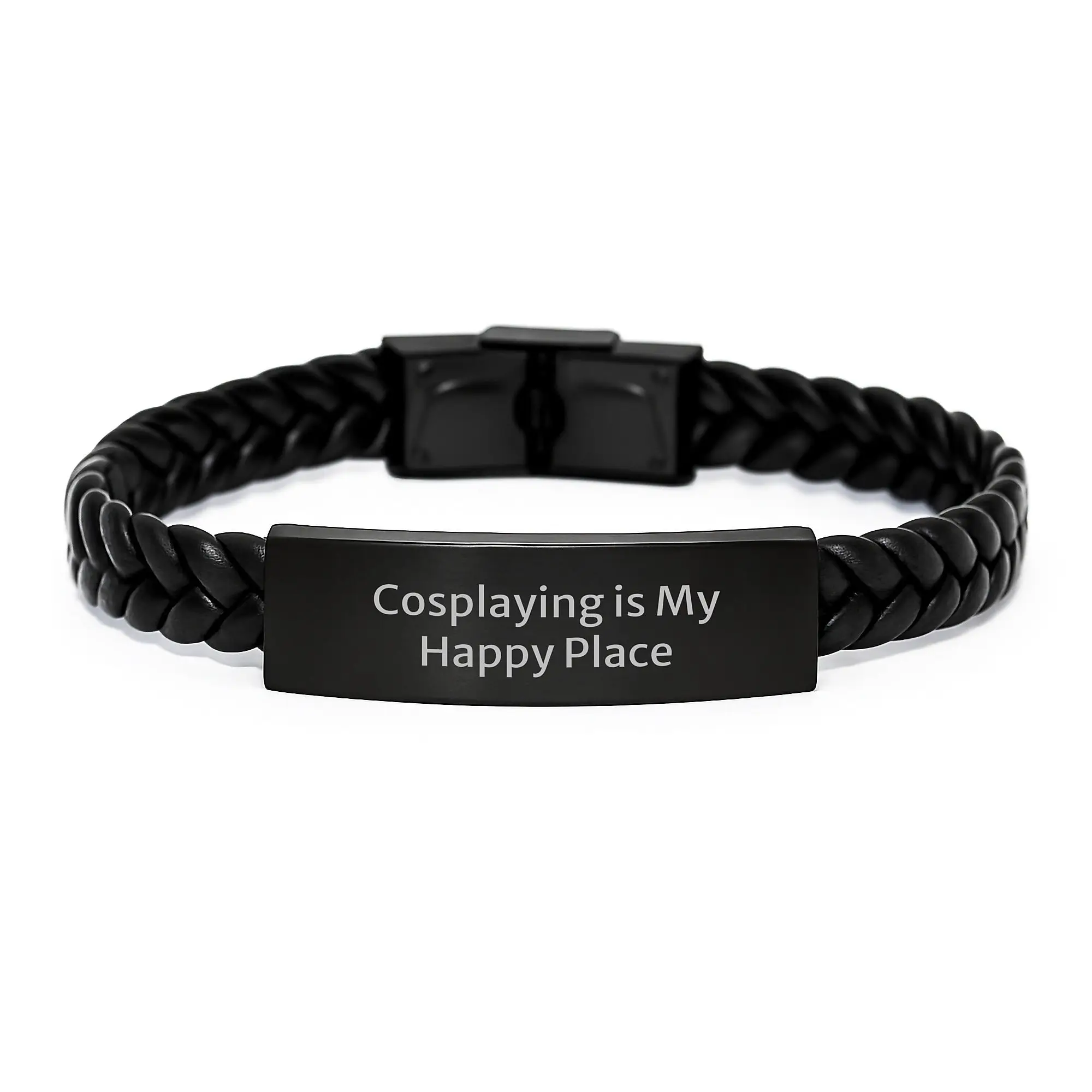 Funny Cosplaying Gifts from Friends for Cosplay Lovers - Interlaced Leather Bracelet for Graduation Unique Gifts - Image 1