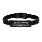 Courtside Strength, Birthday Cheer, Interlaced Leather Court Reporter Gifts from Friends