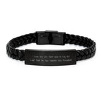 Funny Vice President Gifts, Interlaced Leather Bracelets with Quote - Great Christmas Unique Gifts from Friends, Coworkers, Family